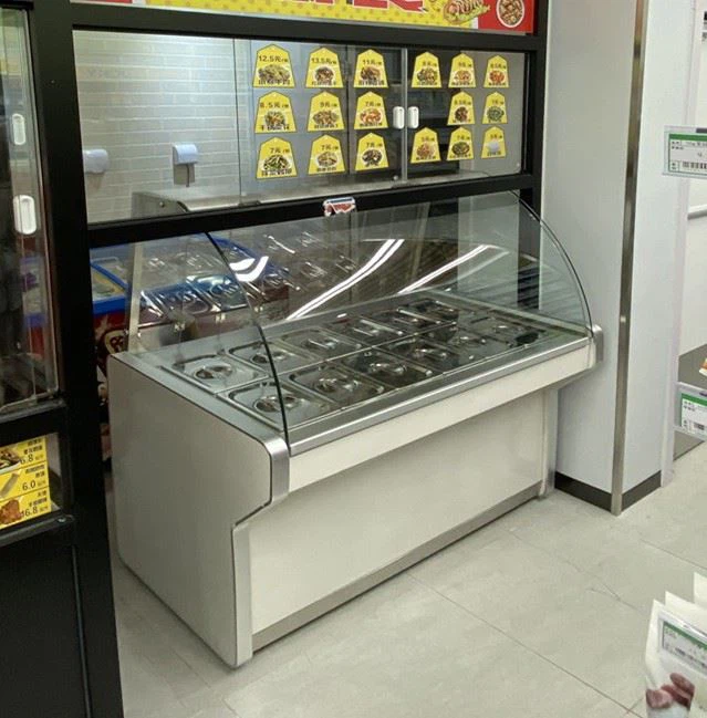 Podgrzewana lada ekspozycyjna do bemarów